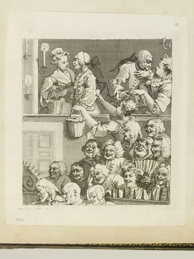 The Laughing Audience, by William Hogarth