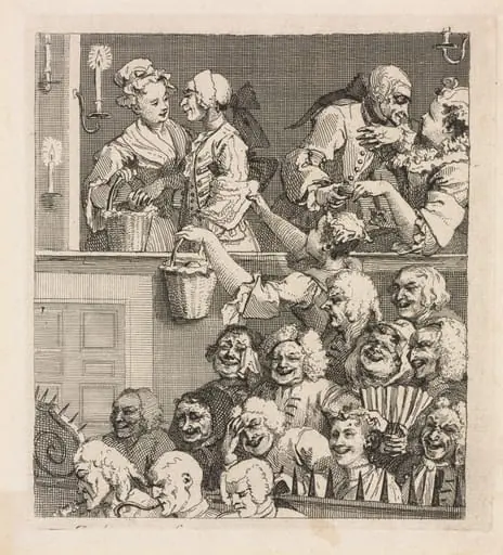 The Laughing Audience, by William Hogarth
