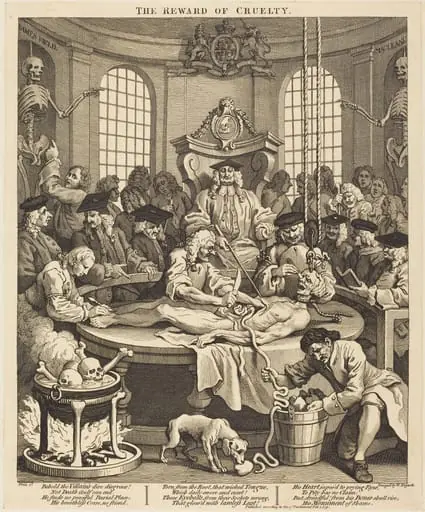 The Reward of Cruelty, by William Hogarth