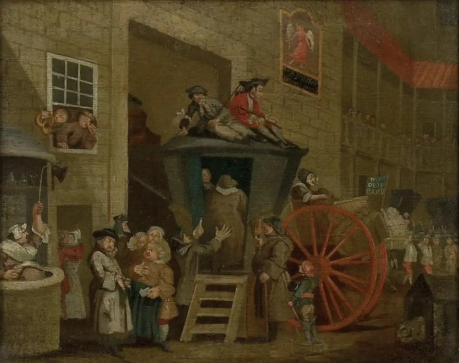 The Stage Coach or The Country Inn Yard, by William Hogarth