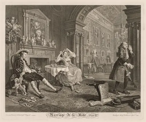 The Tête à Tête, by William Hogarth