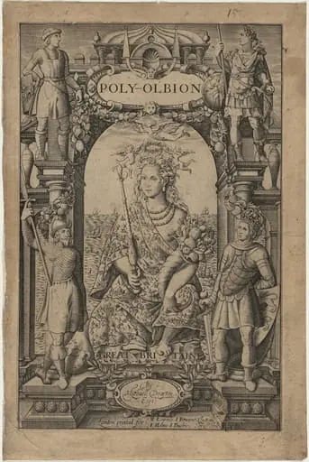 Frontispiece to Drayton's Poly-olbion, by William Hole