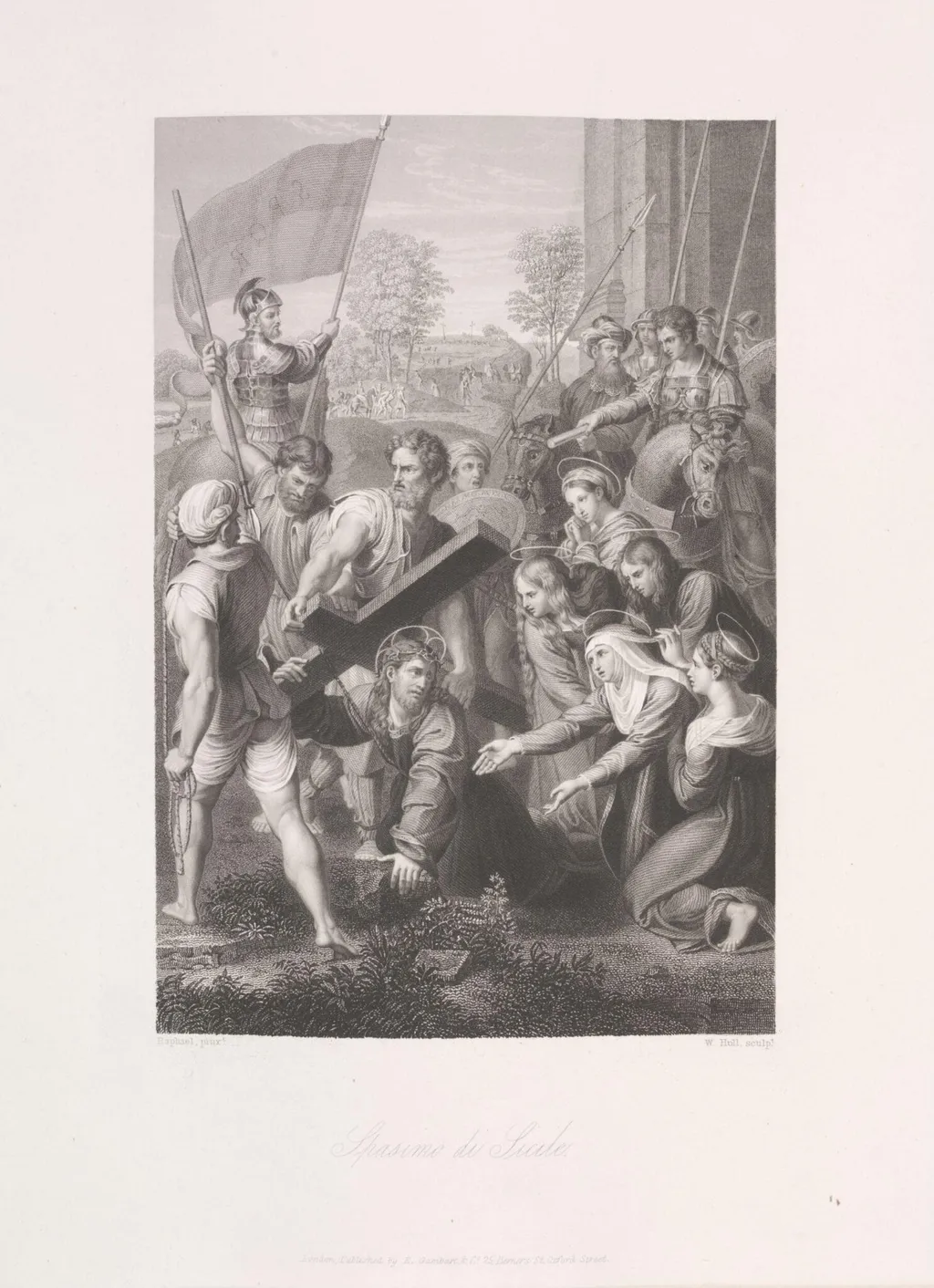 Lo Spasimo Di Sicilia, by William Holl, 1820