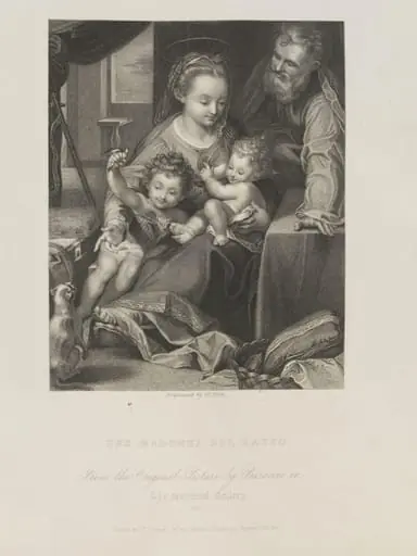 Madonna Del Gato, by William Holl