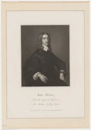John Selden, Jurist and Antiquary, by William Holl II