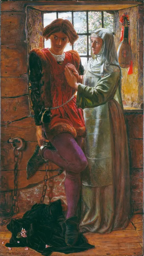Claudio and Isabella, by William Holman Hunt