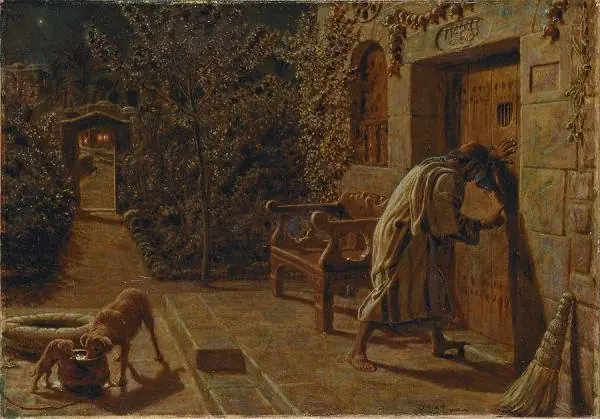 The importunate neighbour, by William Holman Hunt