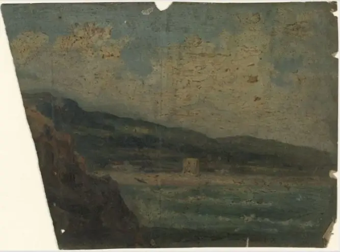 Coastline and Mountains, by William Howis junior