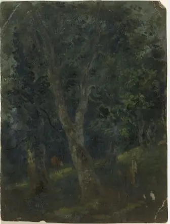 Cow amongst Trees, by William Howis junior