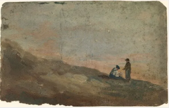 Figures against the Sky, by William Howis junior, unspecified, 1852