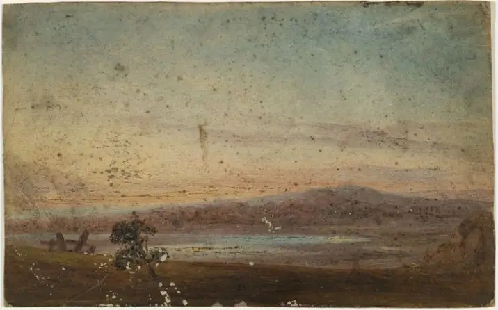 River at Evening, by William Howis junior