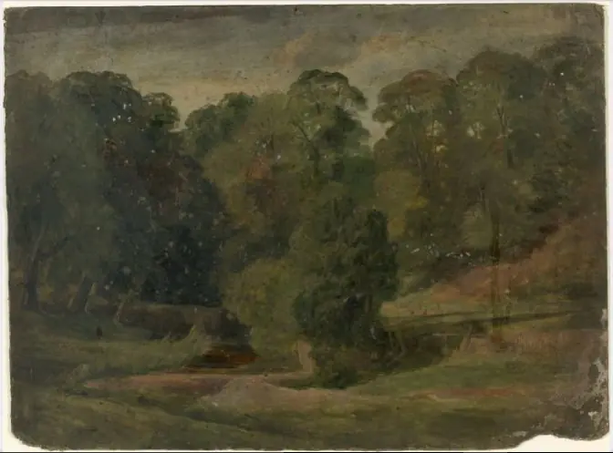 A Clearing in the Woods, by William Howis senior