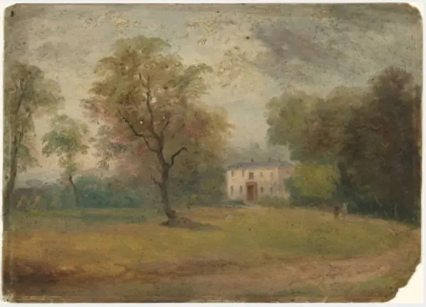 A House against Trees, by William Howis senior
