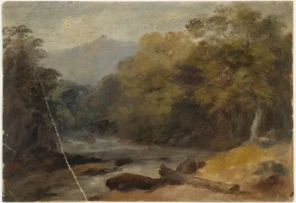 A Woodland Stream, by William Howis senior