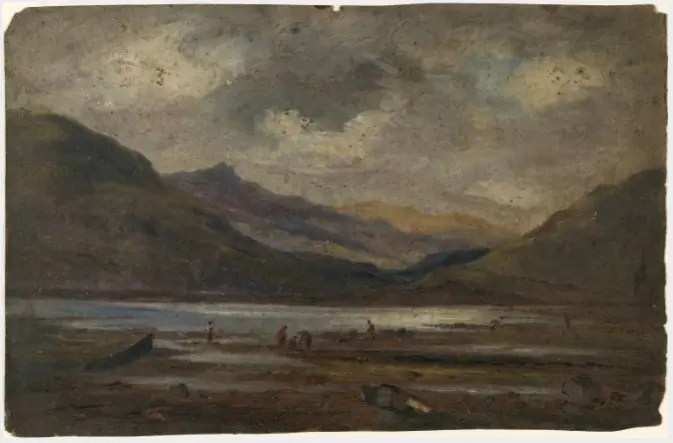 Connemara Mountains, by William Howis senior