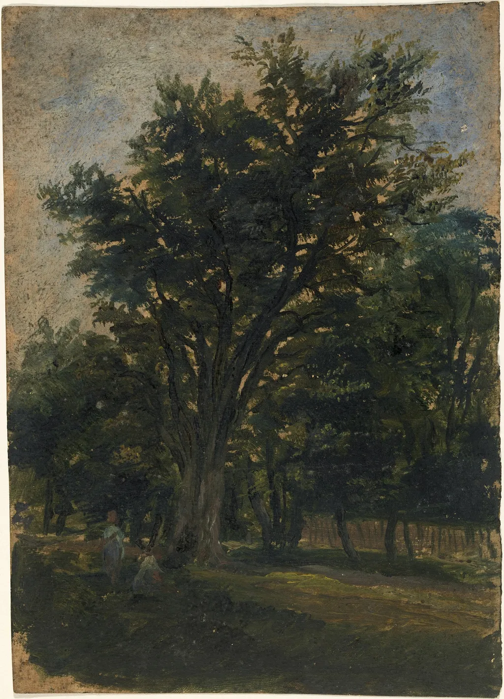 Figures against Trees, by William Howis senior, unspecified, 1839