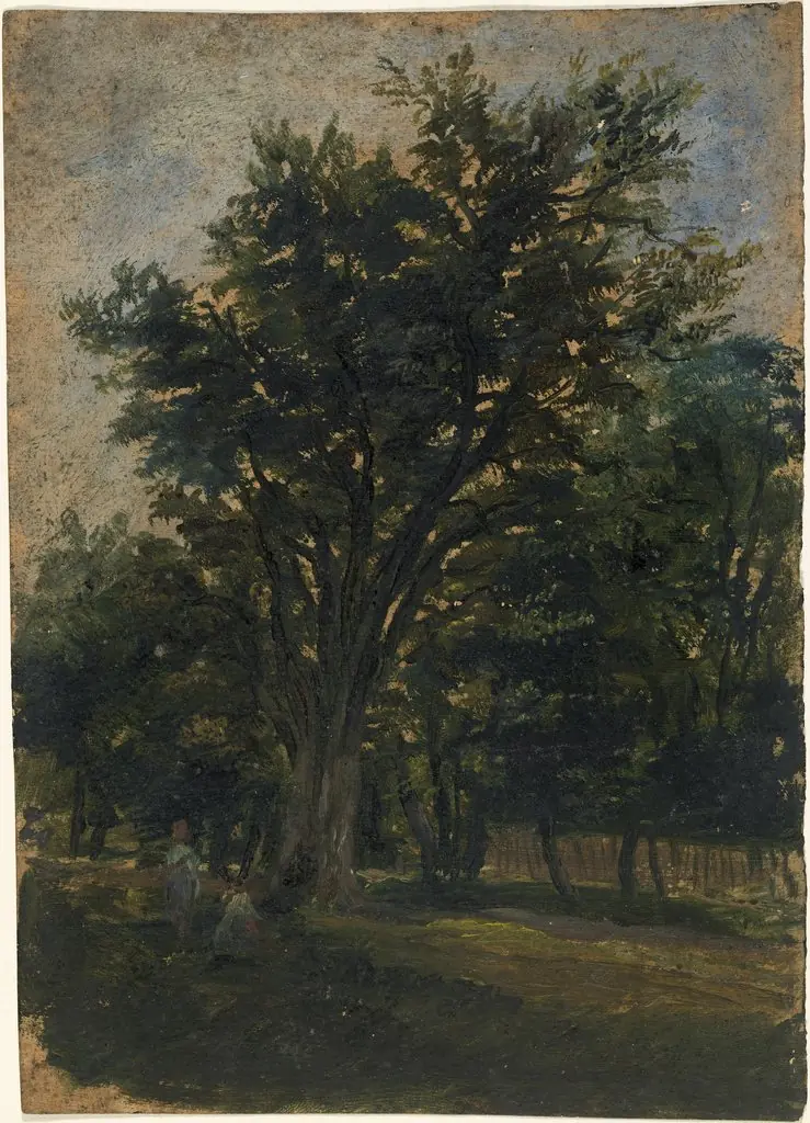 Figures against Trees, by William Howis senior