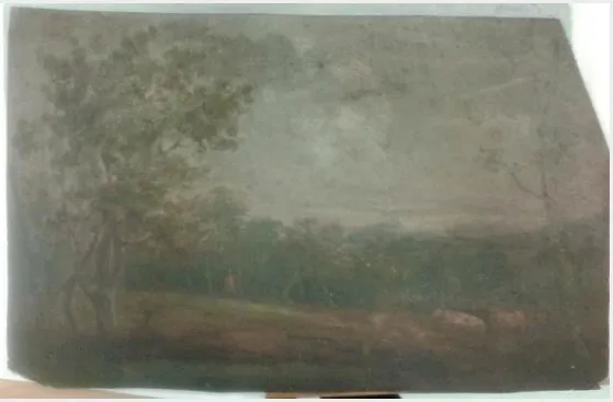 Figures on a Hill, by William Howis senior, unspecified, 1853