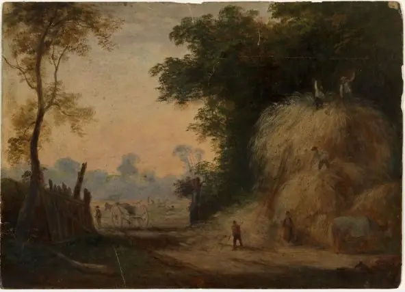 Haymaking, by William Howis senior