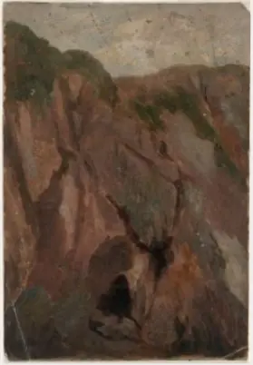 Rocky Cliffs at Howth, County Dublin, by William Howis senior