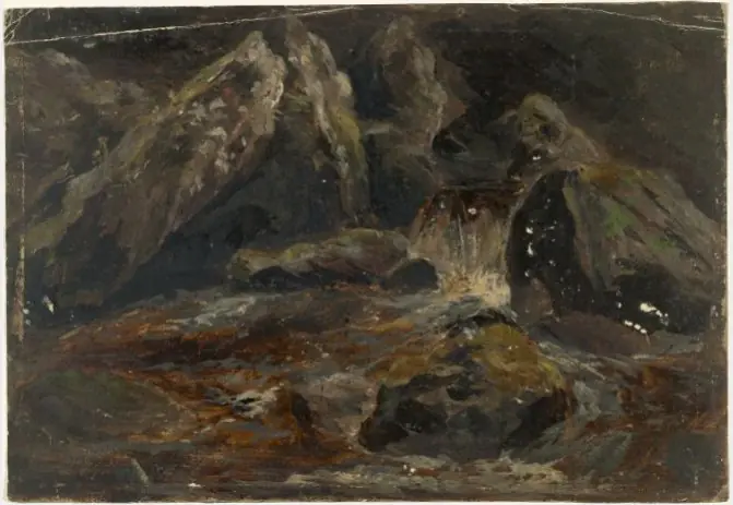 The River Dargle, County Wicklow, by William Howis senior