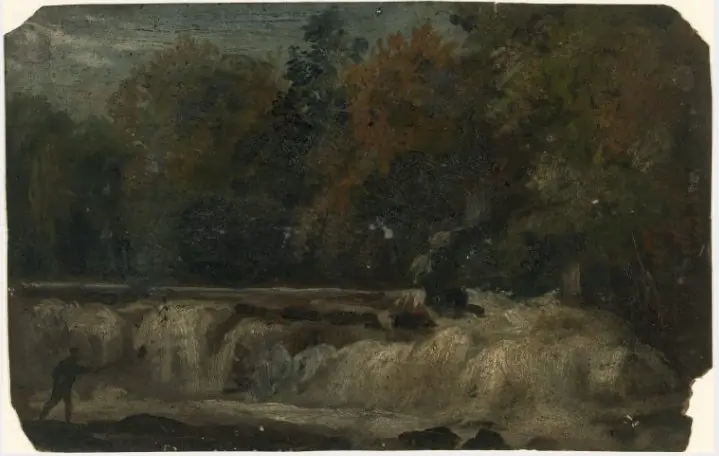 The Salmon Leap, Leixlip, County Kildare, by William Howis senior