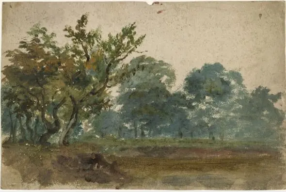 Trees in a Park, by William Howis senior