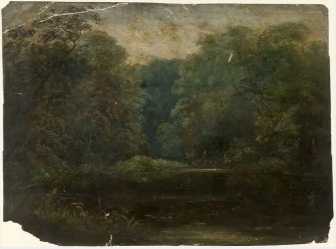 Woodland Pond, by William Howis senior