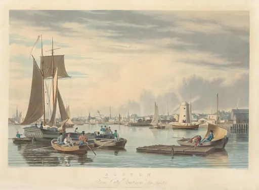 Boston: From City Point near Sea Street, by William James Bennett