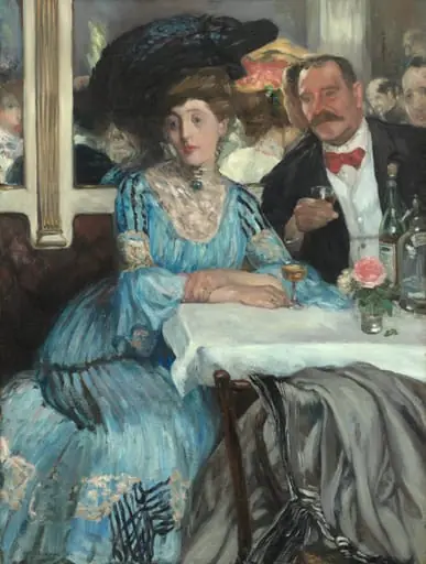 At Mouquin's, by William James Glackens