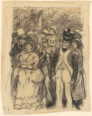 Papa, Carry Me—Take Me Up in Your Arms — William James Glackens