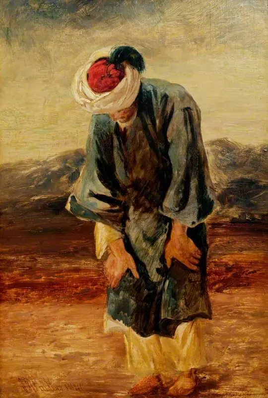 A Muslim at Prayer, by William James Müller