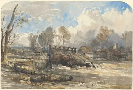 Eel Bucks at Goring, by William James Müller