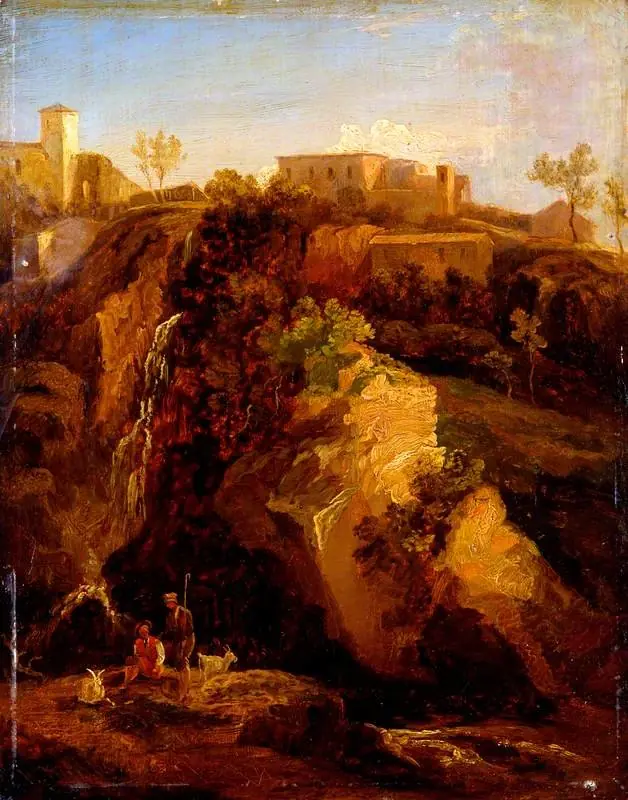 Italian Landscape, by William James Müller