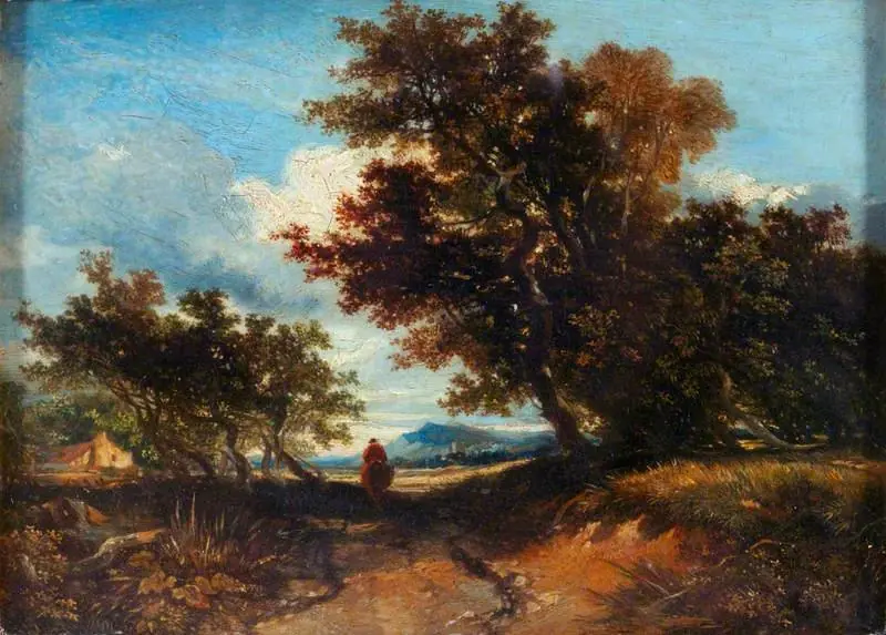 Landscape with a Horseman, by William James Müller