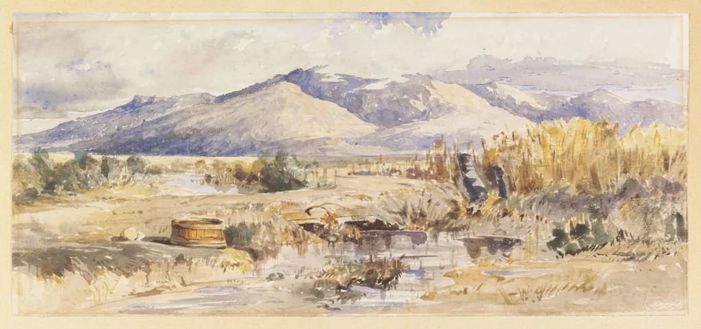 Marsh in the Xanthus Valley, by William James Müller, watercolor, 1844