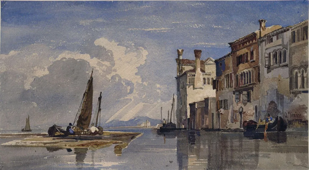 Venice, by William James Müller, watercolor, 1834