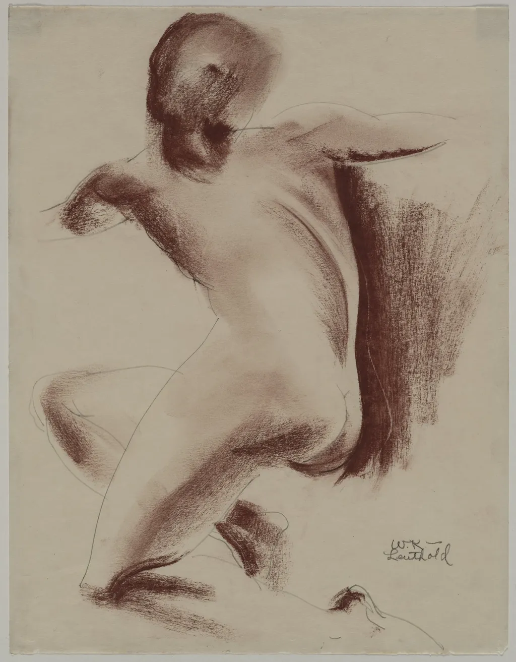 Nude, by William K. Leuthold, 1929