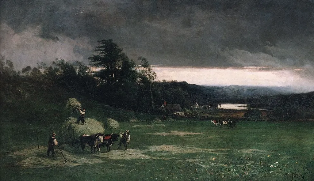 Approaching Storm, by William Keith, oil, 1880