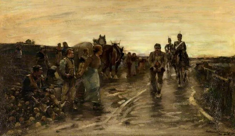 The Deserter, by William Kennedy, oil, 1894