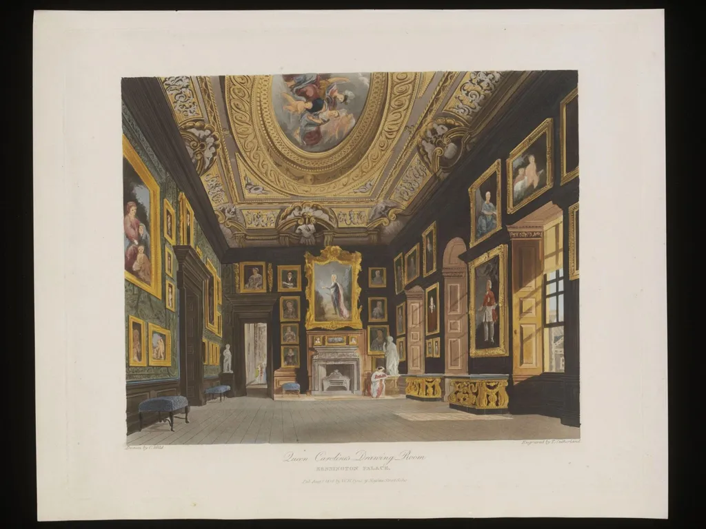 View of Queen Caroline's Drawing Room, by William Kent