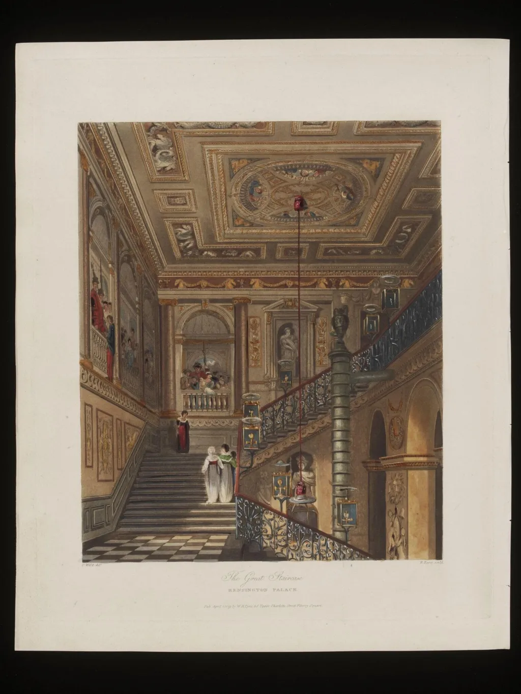View of the Great Staircase, by William Kent