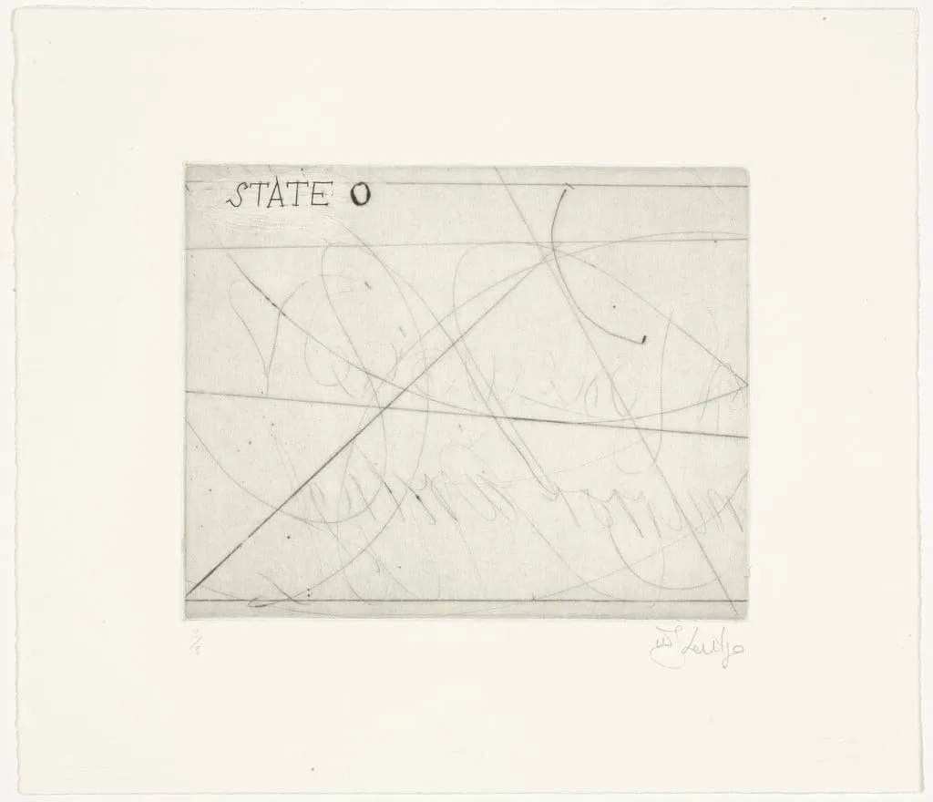 Untitled, by William Kentridge, ink, 2005