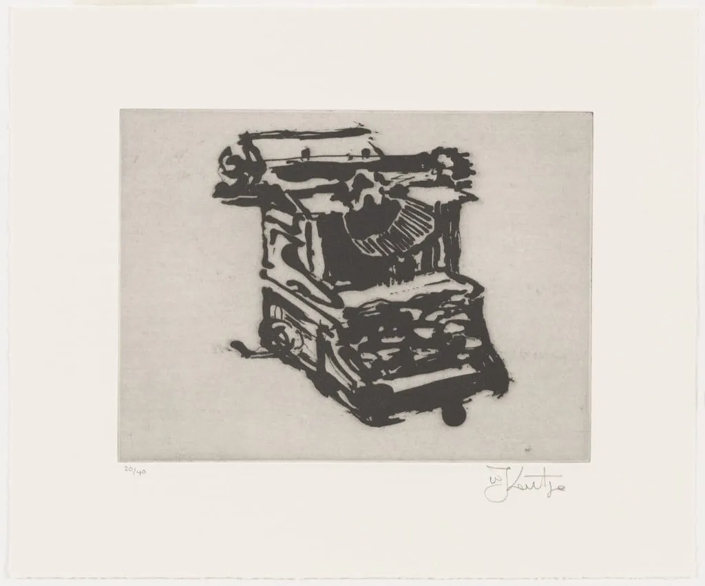 Untitled, by William Kentridge, ink, 2003