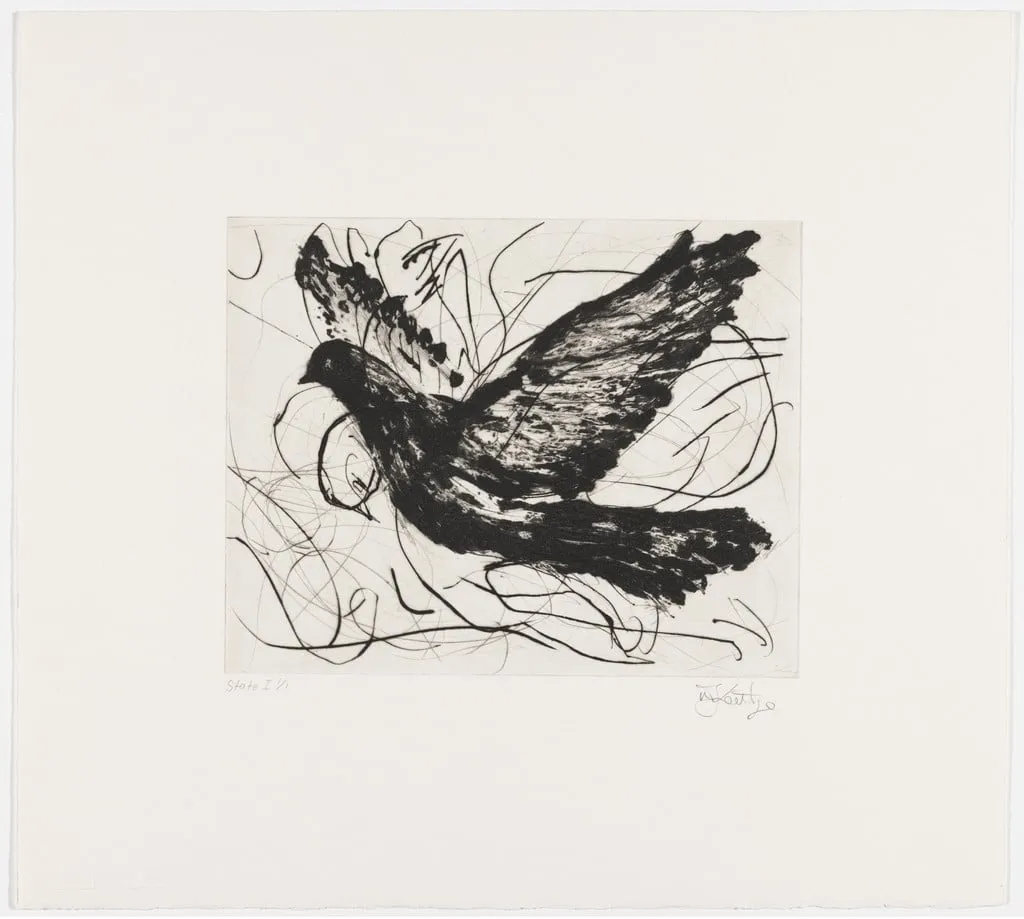 Untitled, by William Kentridge, ink, 2006