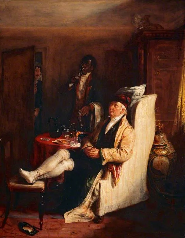 Indulging, by William Kidd, oil, 1832