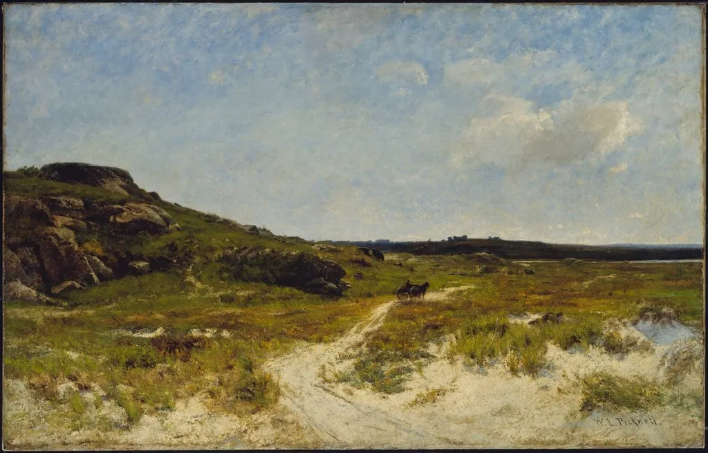 Sand Dunes of Essex, Massachusetts, by William Lamb Picknell, oil, 1892