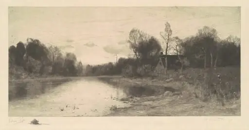 On the Wanaque, by William Langson Lathrop