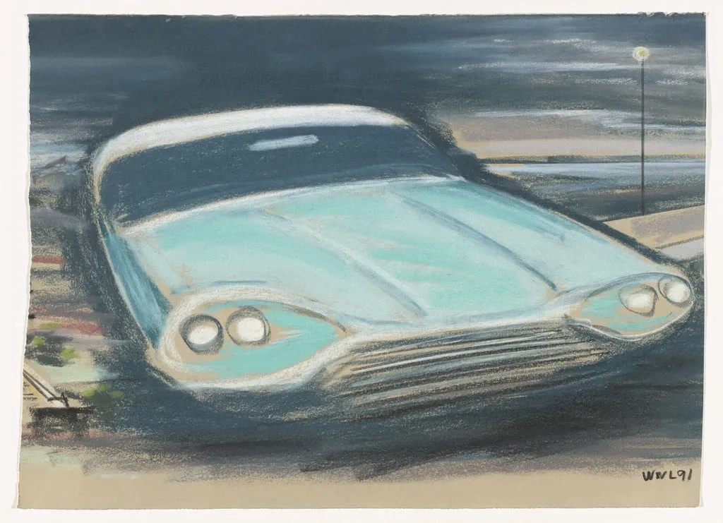 Untitled, by William Leavitt, pastel, 1991