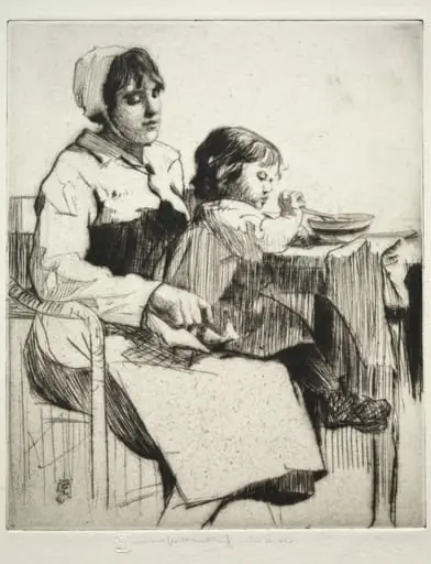 Le Repas, by William Lee Hankey
